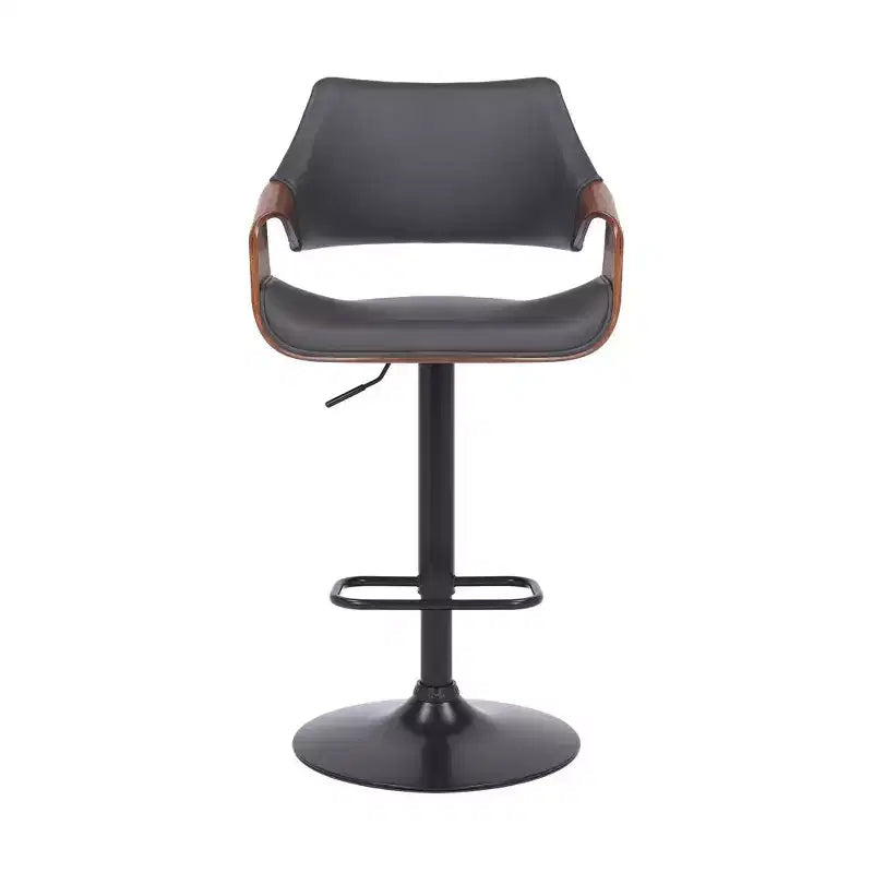 Tabouret de bar pivotant en similicuir et métal réglable Aspen - Armen Living