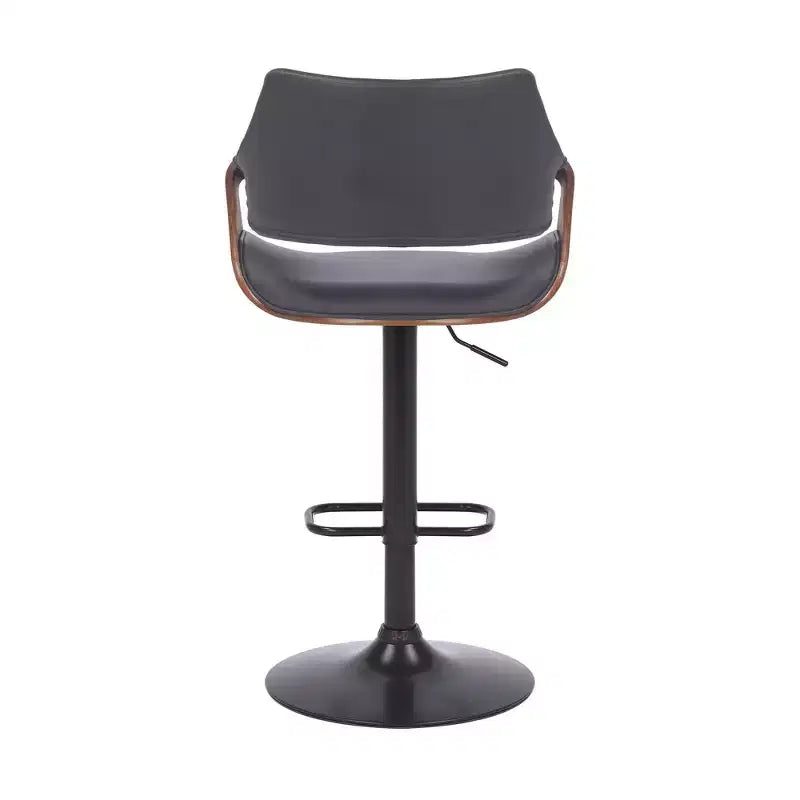 Tabouret de bar pivotant en similicuir et métal réglable Aspen - Armen Living