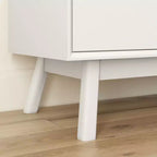Commode 6 tiroirs en bois massif de style Mid-Century Modern Plank+Beam