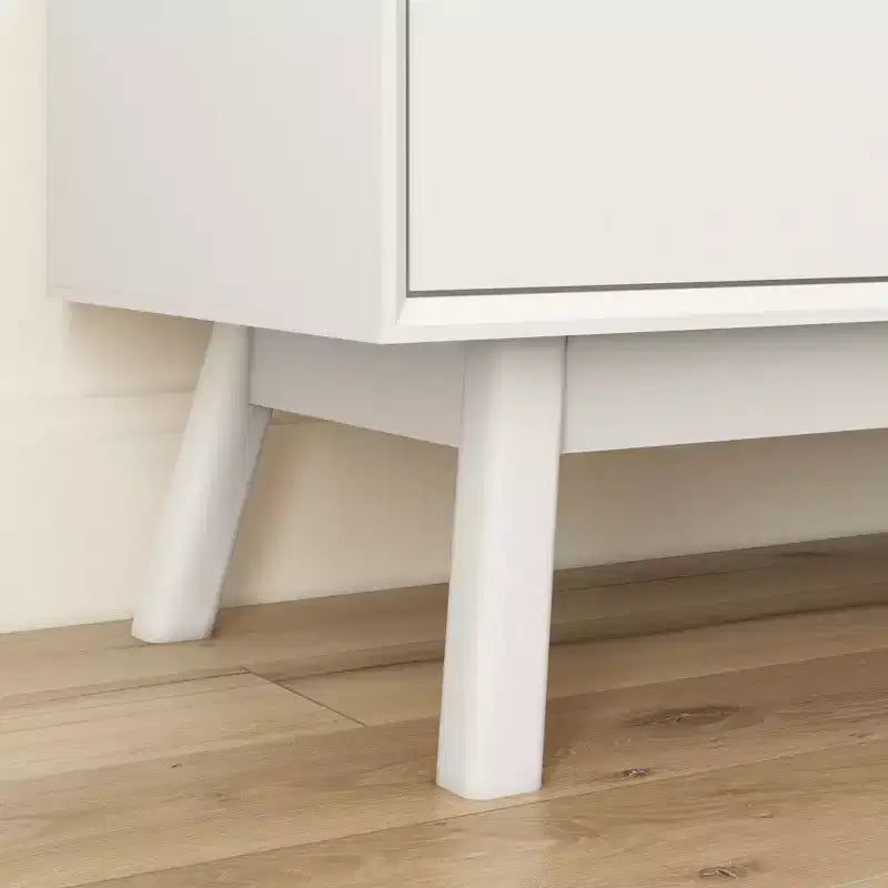 Commode 6 tiroirs en bois massif de style Mid-Century Modern Plank+Beam