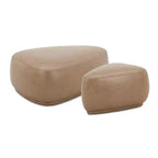 Jennifer Taylor Home Pebble Ensemble de poufs triangulaires arrondis 44 et 26