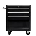 Tool Cart On Wheels with Drawers,4 Drawer Rolling Tool Box,Locking Tool Chest Cabinet,Mobile Toolbox for Garage Home Workshop Mechanics Craft Black