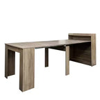 Table à manger extensible moderne avec rangement Table facile à assembler Table rectangulaire Table à manger extensible moderne