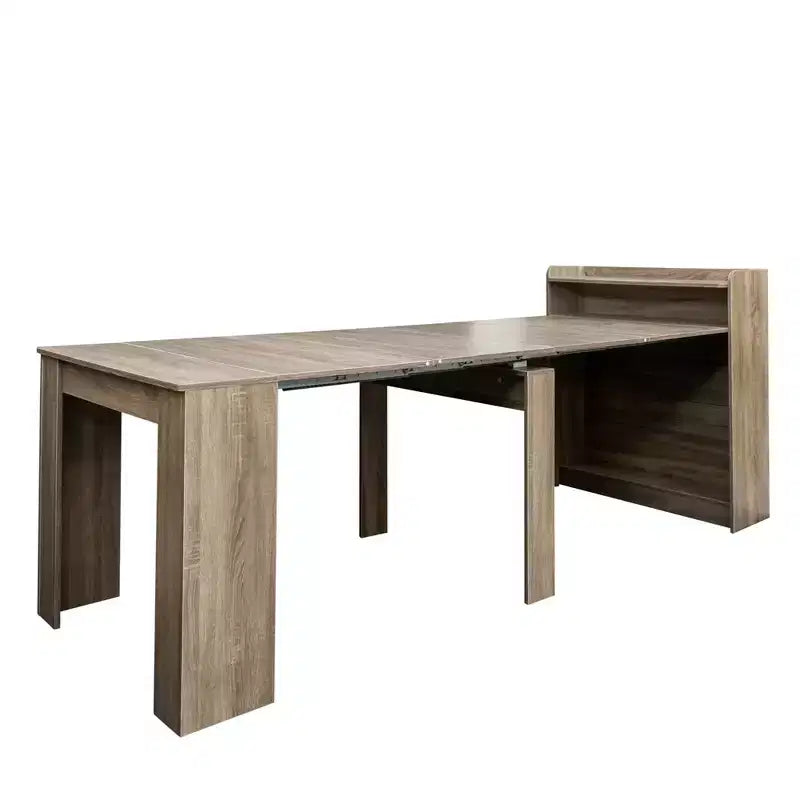 Table à manger extensible moderne avec rangement Table facile à assembler Table rectangulaire Table à manger extensible moderne