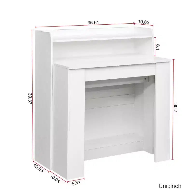Table à manger extensible moderne avec rangement Table facile à assembler Table rectangulaire Table à manger extensible moderne