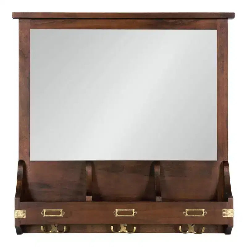 Miroir mural fonctionnel Stallard 24 x 24 - Kate & Laurel All Things Decor