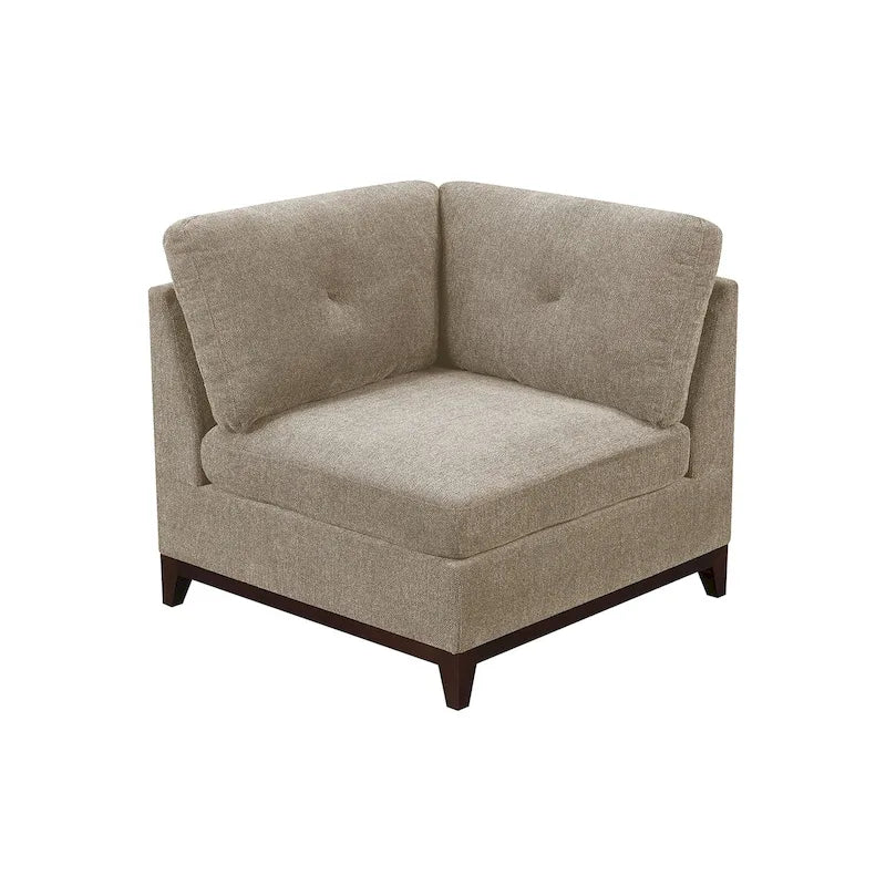 Canapé sectionnel modulaire en chenille