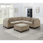 Canapé sectionnel modulaire en chenille