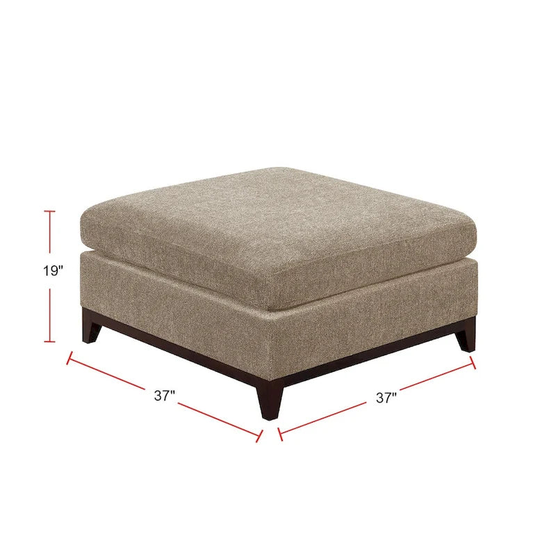 Canapé sectionnel modulaire en chenille