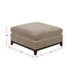 Canapé sectionnel modulaire en chenille