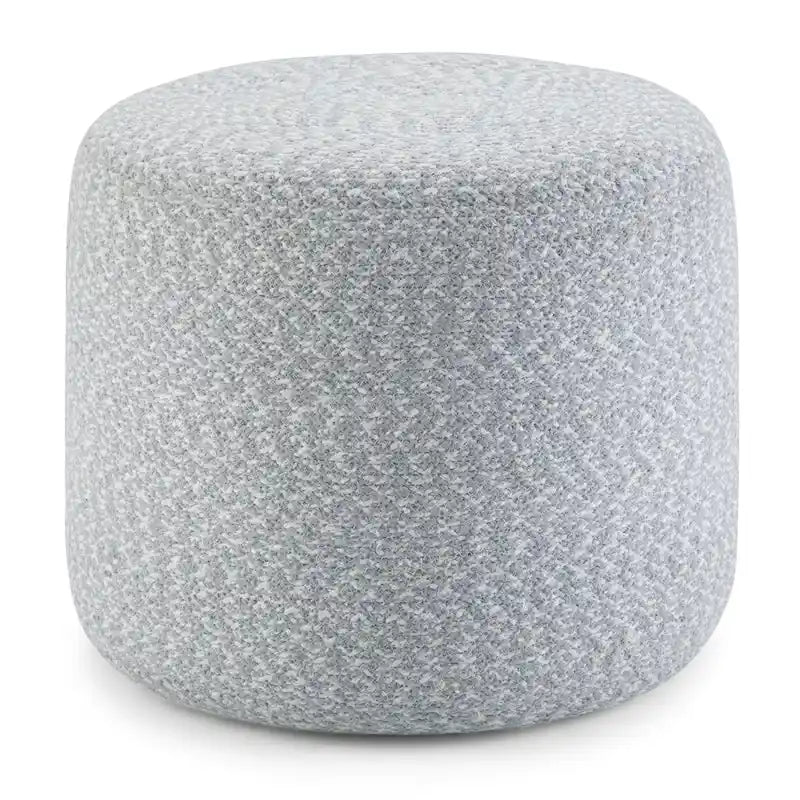 Pouf tressé rond