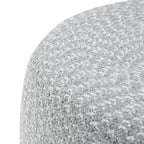 Pouf tressé rond
