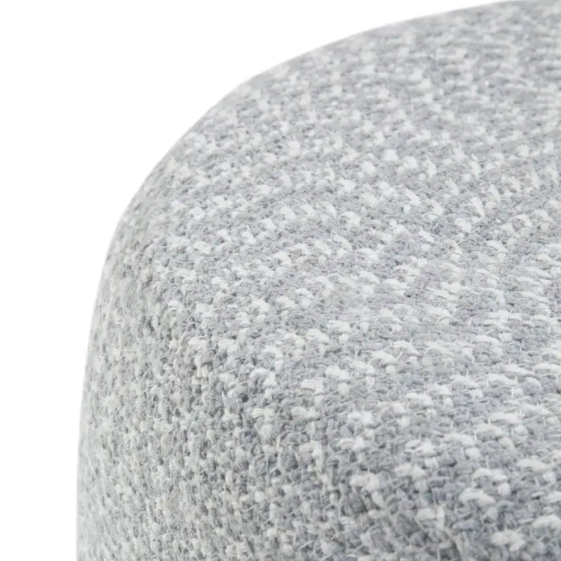 Pouf tressé rond