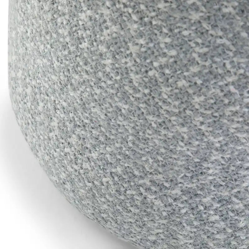 Pouf tressé rond