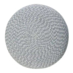Pouf tressé rond