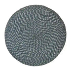 Pouf tressé rond