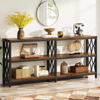 Tribesigns Table Console de Canapé à 3 Niveaux 180 cm