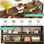 Tribesigns Table Console de Canapé à 3 Niveaux 180 cm