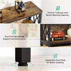 Tribesigns Table Console de Canapé à 3 Niveaux 180 cm