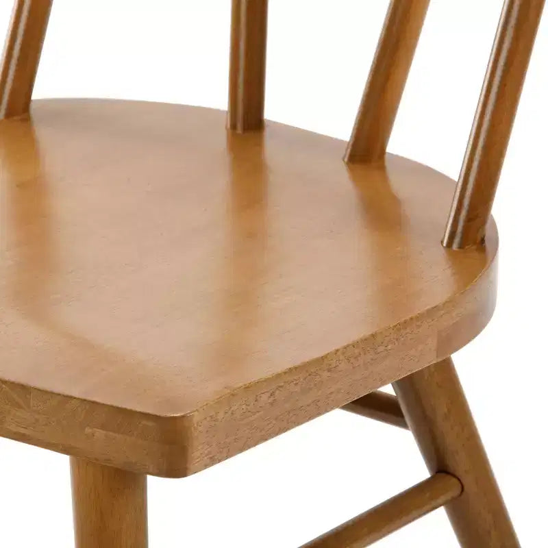 Chaises de salle à manger Windsor Plank+Beam, lot de 2, chaises en bois massif pour cuisine, bureau, salon