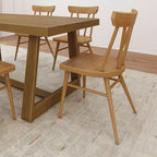 Chaises de salle à manger Windsor Plank+Beam, lot de 2, chaises en bois massif pour cuisine, bureau, salon