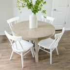 Chaises de salle à manger Windsor Plank+Beam, lot de 2, chaises en bois massif pour cuisine, bureau, salon