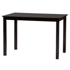 Table de salle à manger moderne en tissu et bois