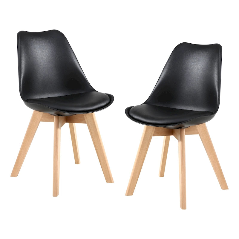 Chaises de salle à manger Chaises de bureau en bois sans roulettes