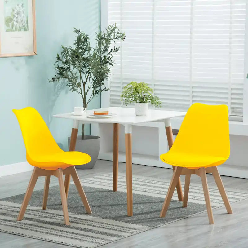 Chaises de salle à manger Chaises de bureau en bois sans roulettes