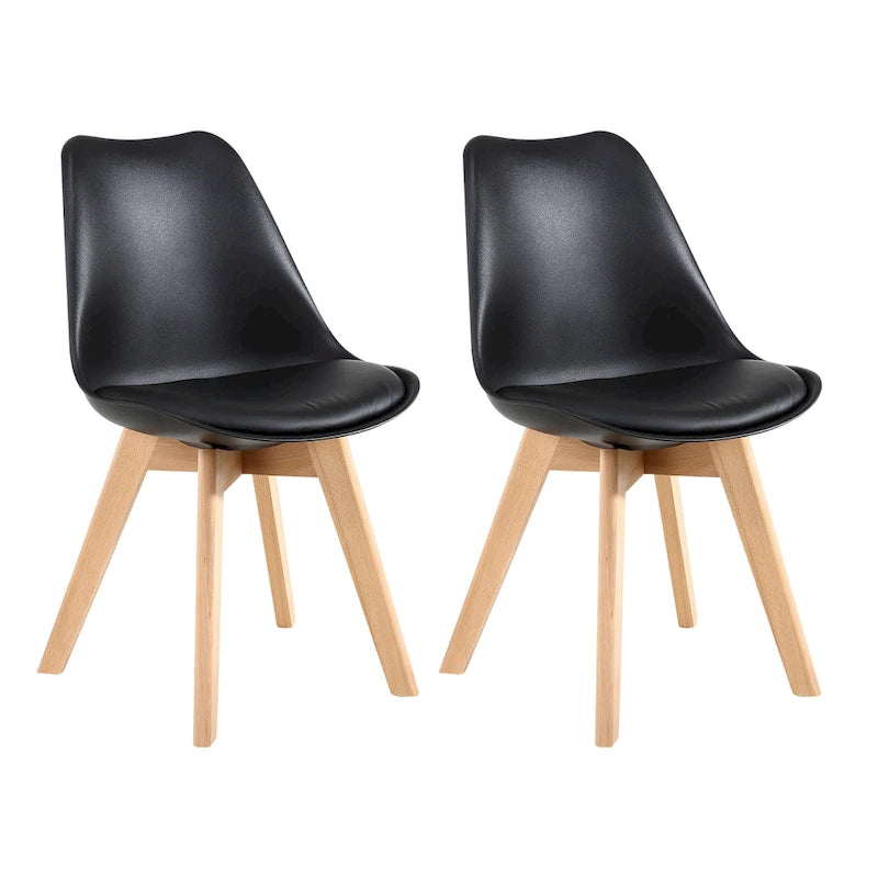 Chaises de salle à manger Chaises de bureau en bois sans roulettes