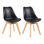 Chaises de salle à manger Chaises de bureau en bois sans roulettes