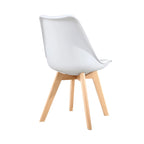 Chaises de salle à manger Chaises de bureau en bois sans roulettes