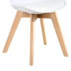 Chaises de salle à manger Chaises de bureau en bois sans roulettes
