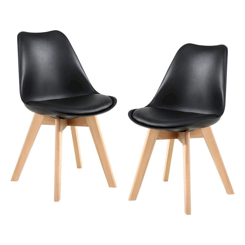 Chaises de salle à manger Chaises de bureau en bois sans roulettes