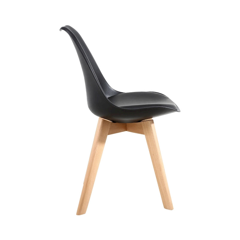 Chaises de salle à manger Chaises de bureau en bois sans roulettes