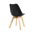 Chaises de salle à manger Chaises de bureau en bois sans roulettes