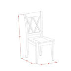 Table de salle à manger avec table de cuisine rectangulaire et chaises de salle à manger, noir