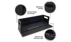 Urban Sombrero Étui de rangement pour CD, DVD, Cassettes, Xbox et jeux vidéo – Bacs de rangement CD empilables – Peut contenir 40 CD