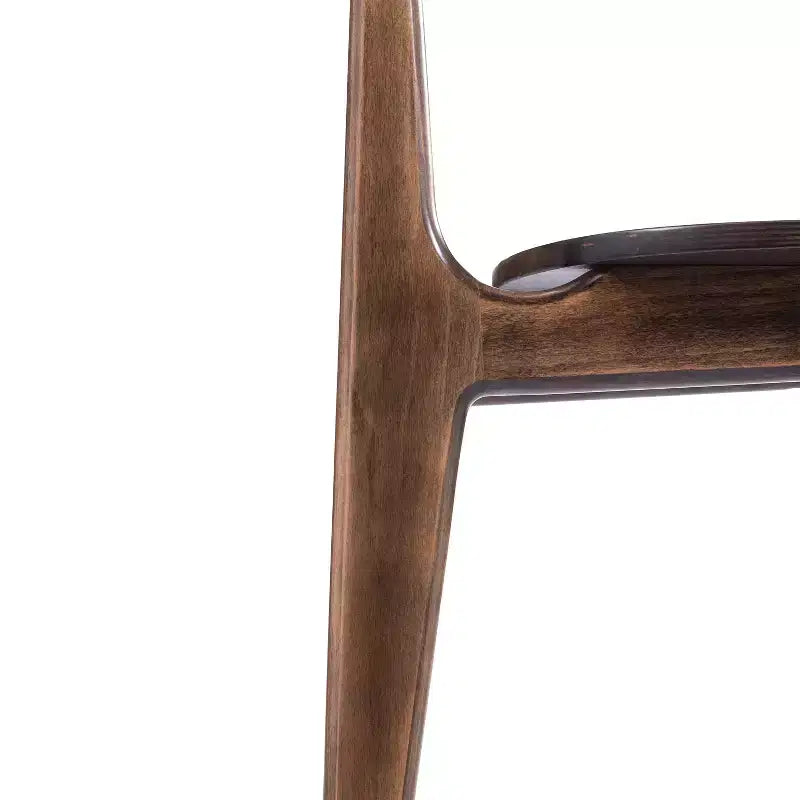 Chaise de salle à manger en bois massif de qualité commerciale Flash Furniture Verona avec dossier ovale incurvé