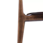Chaise de salle à manger en bois massif de qualité commerciale Flash Furniture Verona avec dossier ovale incurvé
