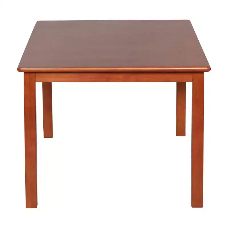 Table rectangulaire en bois dur ECR4Kids de 76,2 cm x 121,9 cm avec pieds de 55,9 cm, meubles pour enfants