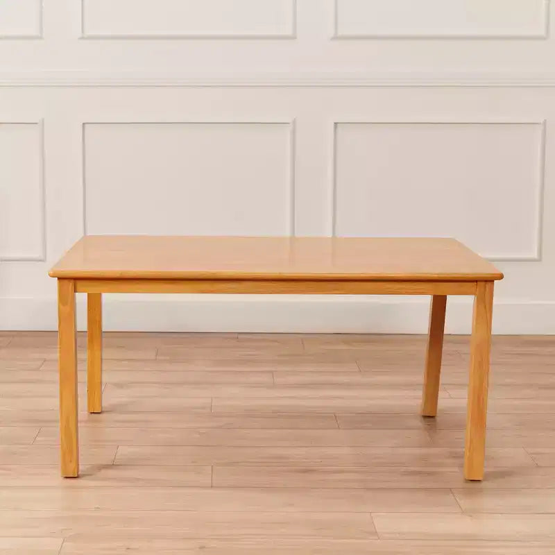 Table rectangulaire en bois dur ECR4Kids de 76,2 cm x 121,9 cm avec pieds de 55,9 cm, meubles pour enfants