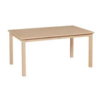 ECR4Kids 30in x 48in Rectangular Hardwood Table with 22in Legs, Childrens Furniture