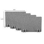 Cloison Acoustique Autoportante de Bureau Anti-Bruit et Anti-Distraction ReFocus Raw de Stand Up Desk Store