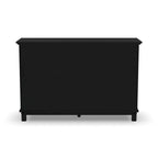 Commode en bois noir
