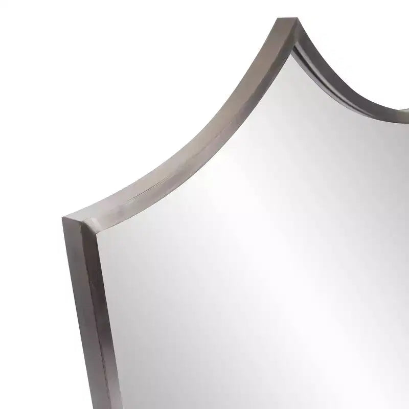 Miroir Bouclier Encadré Acier Inoxydable Antioch 52x24 Howard Elliott