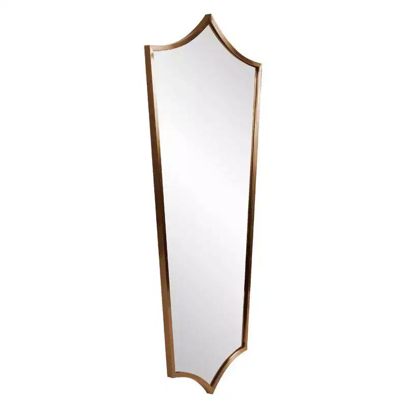 Miroir Bouclier Encadré Acier Inoxydable Antioch 52x24 Howard Elliott