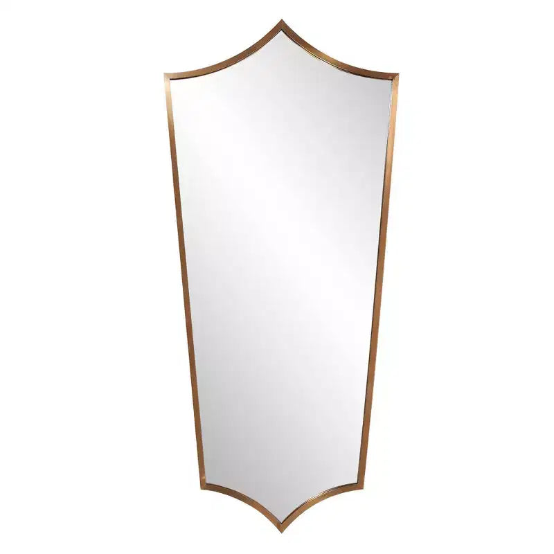 Howard Elliott 52x24 Antioch Stainless Steel Framed Shield Mirror