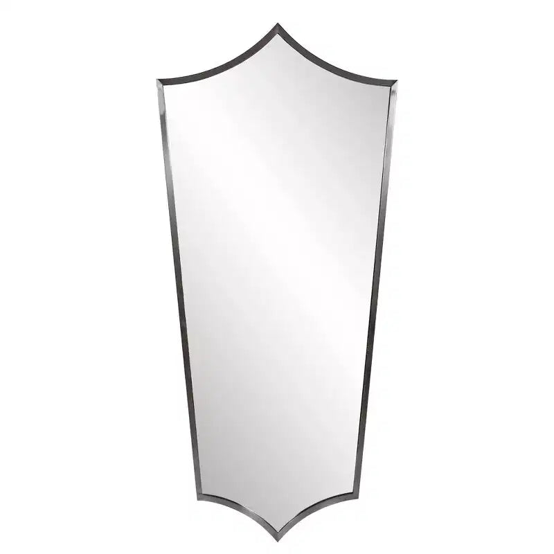 Miroir Bouclier Encadré Acier Inoxydable Antioch 52x24 Howard Elliott