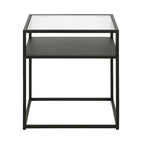 Table d'appoint finition bronze noirci